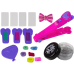 Hair Styling Kit Straightener with Coloured Chalks for Strands + Hair accessories