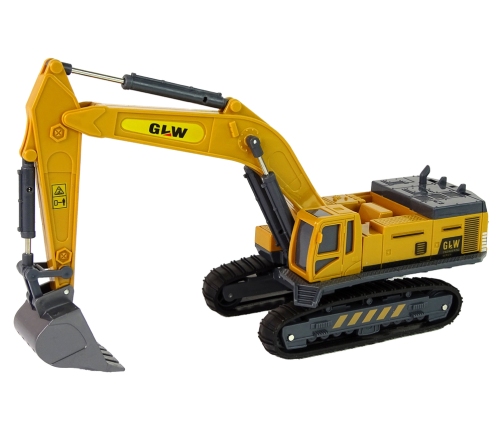 Construction Vehicle Yellow Caterpillar Excavator 1:55