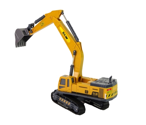 Construction Vehicle Yellow Caterpillar Excavator 1:55