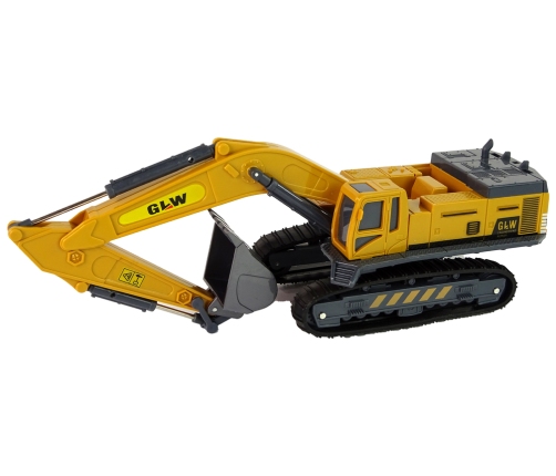 Construction Vehicle Yellow Caterpillar Excavator 1:55