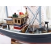 Wooden Navy Blue Collector's Model Ship