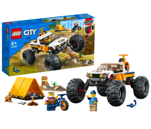 LEGO CITY Bricks Adventures with 4X4 Off-Road Vehicle 60387