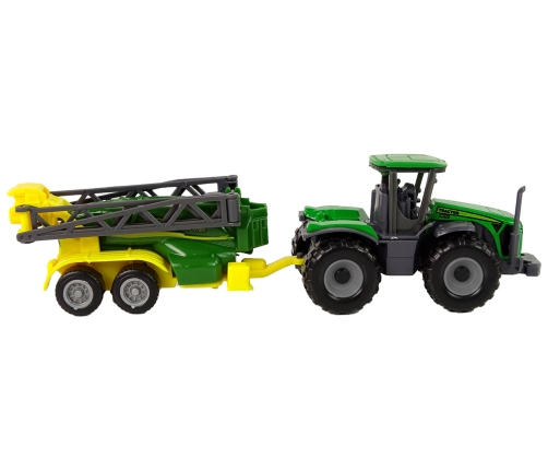 Farm Vehicle Tractor with Sprayer Green