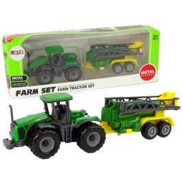 Farm Vehicle Tractor with Sprayer Green