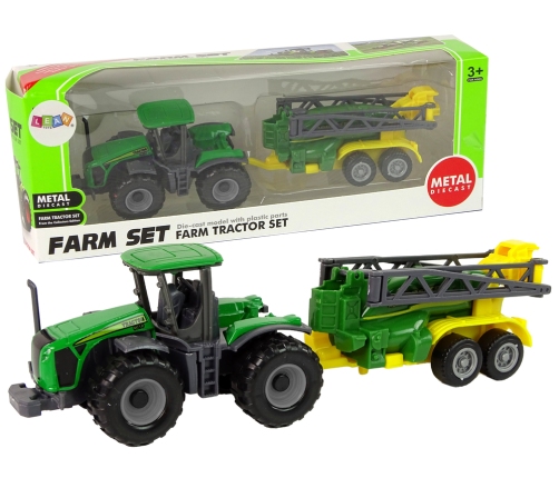 Farm Vehicle Tractor with Sprayer Green