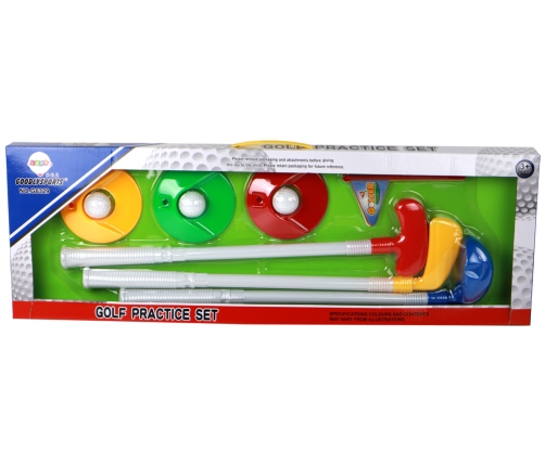 Mini Golf Set for Children, Sticks, 12 Pieces.