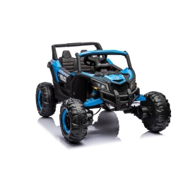 Battery-operated Buggy JH-105 Blue Police Car 24V 4x4