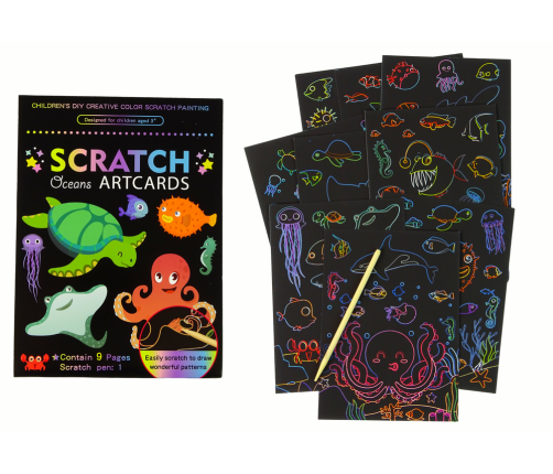 Coloring Scratch Book For Kids Magic