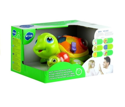 Baby Toddler Interactive Toy Parent Child Turtle Lights Sounds