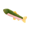 Plush Fish with Squeaker Colorful Mascot 30cm