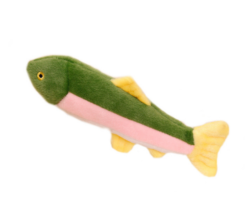 Plush Fish with Squeaker Colorful Mascot 30cm