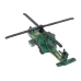 Military Helicopter Military Helicopter Aluminum Mix Sound Lights