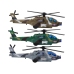 Military Helicopter Military Helicopter Aluminum Mix Sound Lights