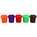 Set of Playdough in a Cup, 5 Pieces, Colorful Molds