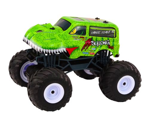 Remote Controlled Off-Road Car 2.4G RC 1:12 Dinosaur Green