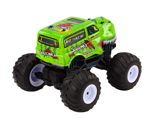 Remote Controlled Off-Road Car 2.4G RC 1:12 Dinosaur Green