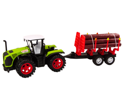 Farm Tractor With Wood Trailer 9 Bali Trees Green Drive