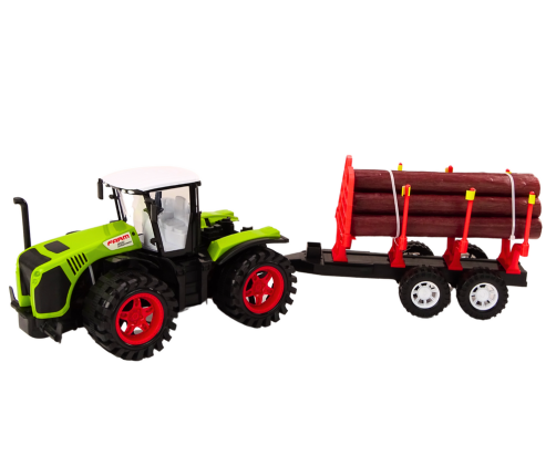 Farm Tractor With Wood Trailer 9 Bali Trees Green Drive