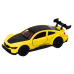 Toy Car Sports Car 1:32 Friction Drive Metal Yellow