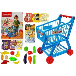 Market Trolley 34 Children's Items for Shopping