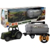 Green Tractor with Milk Tank Trailer Remote Control 2.4G