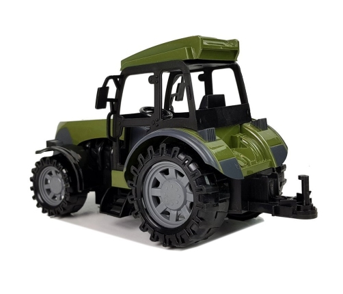 Green Tractor with Milk Tank Trailer Remote Control 2.4G