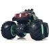 Off-road Auto Pick Up Huge Bigfoot Wheels 2.4G 1:18 Black / Green Remote Controlled