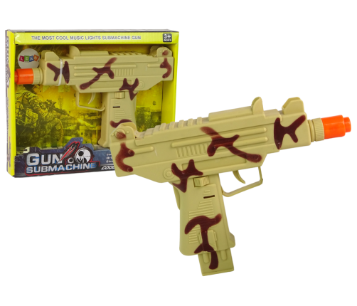 Moro Military Gun For Kids Vibrations Sound