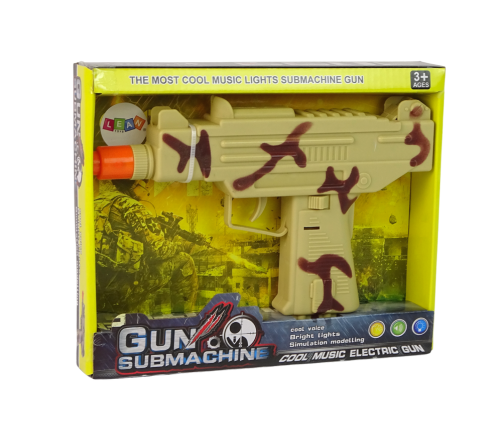 Moro Military Gun For Kids Vibrations Sound