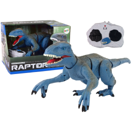 Remote-controlled Dinosaur Velociraptor Sound Roaring Blue