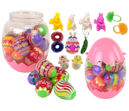 Egg Decoration Easter Eggs Surprise Fidget Toys Figures 18 Pieces