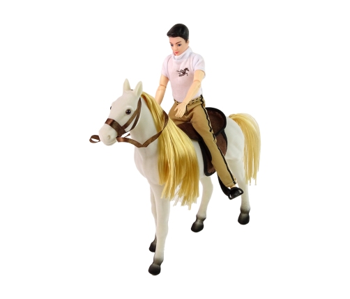 White Horse Doll Figures Accessories