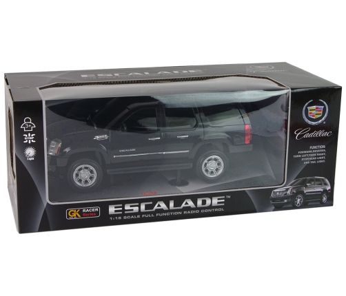 Cadillac Escalade R/C Car Black Lights Sound 1:16