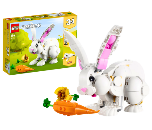 LEGO CREATOR Bricks White Rabbit 258 Pieces 31133