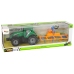 Green Tractor with Orange and Blue Rake Friction Drive