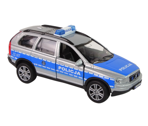 Metal Car Volvo XC90 Police Sound Lights HKG002