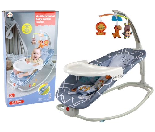 Bouncer Rocker 2in1 Children's Rocker Seat Sounds Vibrations Giraffe