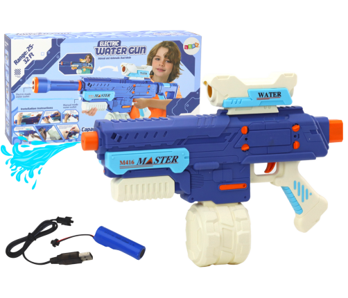 M416 Rechargeable Water Rifle 650ml Blue