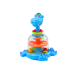 Hippopotamus Spinning Top With Balls For Babies Blue