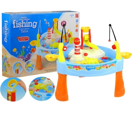 Colorful Fishing Table With Fishing Rods For Kids