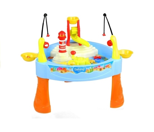 Colorful Fishing Table With Fishing Rods For Kids