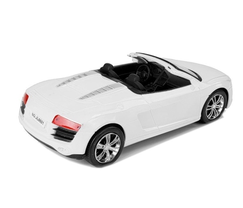 Toy Car with Pulling Cabriolet White 1:18