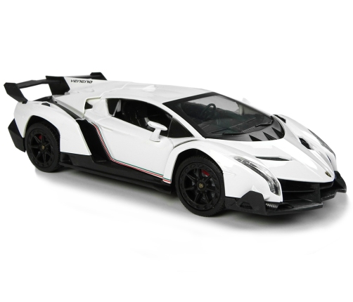 Sports Car R/C 1:24 Lamborghini Veneno White 2.4 G Lights