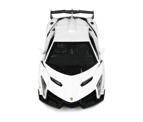 Sports Car R/C 1:24 Lamborghini Veneno White 2.4 G Lights