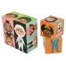 Wooden Blocks Assemble Characters 6 Piece Puzzle Colourful