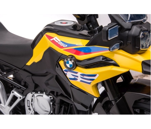 Electric Ride On Motorbike BMW F850 Yellow