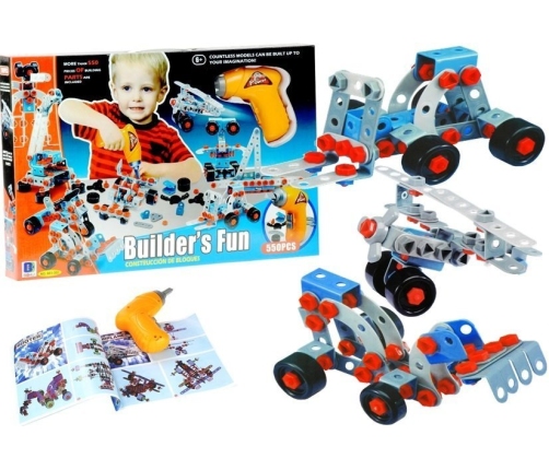 Construction Set 550 pcs + Screwdriver Creative