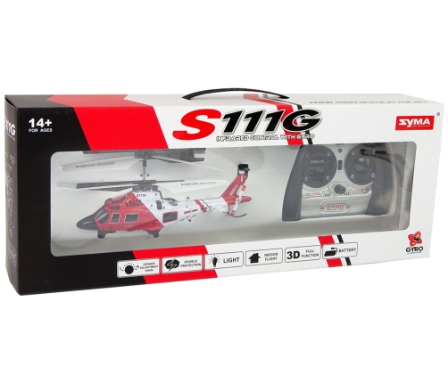 SYMA S111G helicopter  + Remote Control R/C GYRO