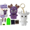 DIY Diamond Creative Kit  Black Reindeer  Crystals Sequins 3D Keyring