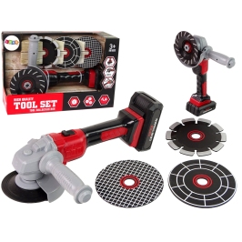 Toy Grinder for the DIYer Tools Discs Red